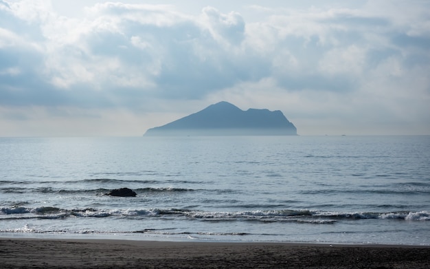 Guishan (schildpad) eiland in Yilan, Taiwan.