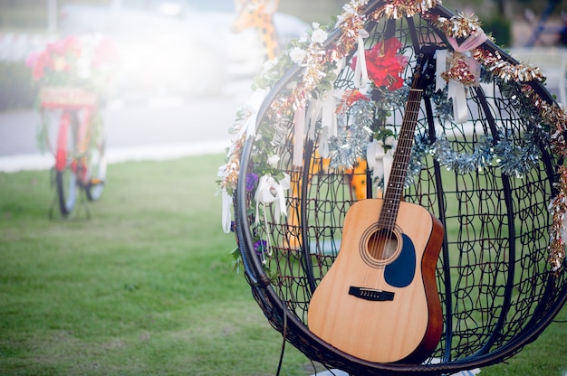 Strumento per chitarra di chitarristi professionisti concetto di strumento musicale per l'intrattenimento