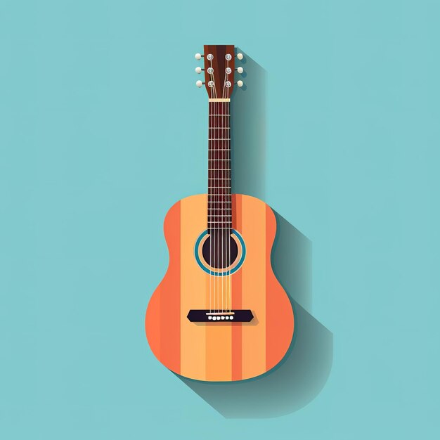 Photo guitar minimalist background