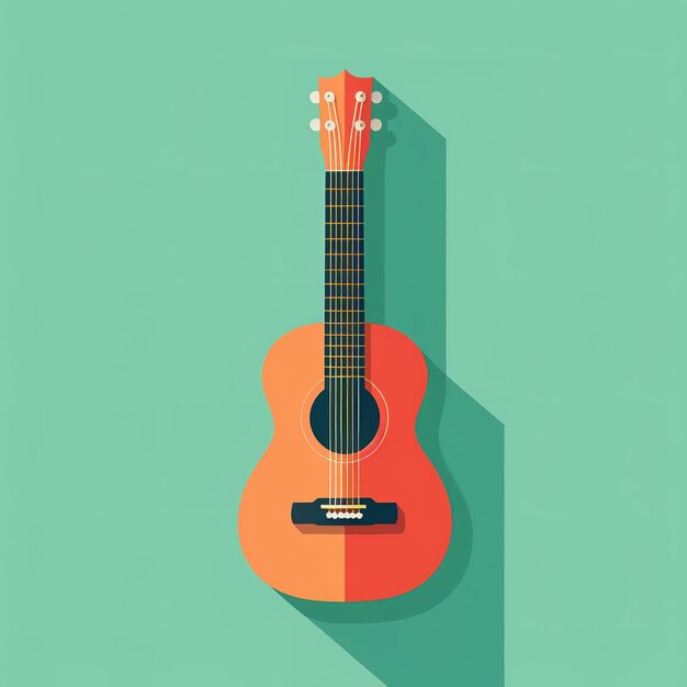 Photo guitar minimalist background