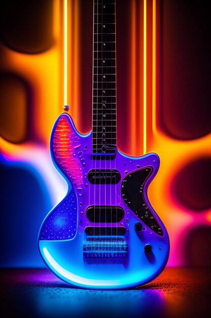 Guiter image generated Ai