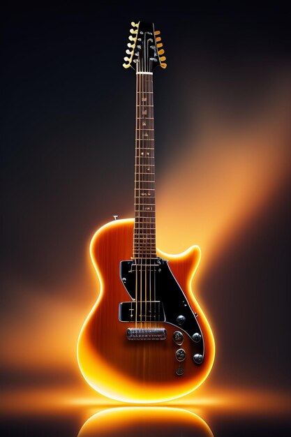 Guiter image generated Ai