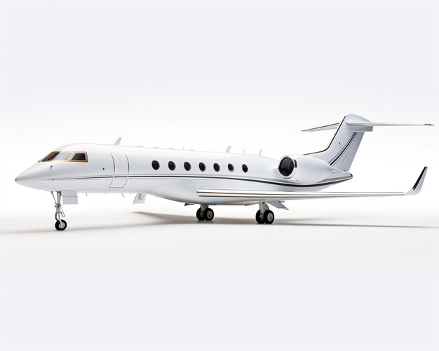 Photo gulfstream g650 on white background