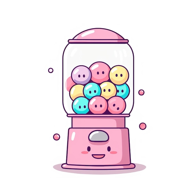 Premium AI Image | Gumball machine