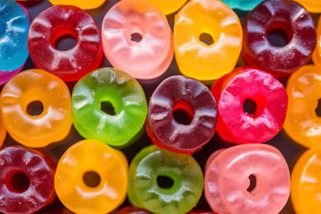 Photo gummy candy looking