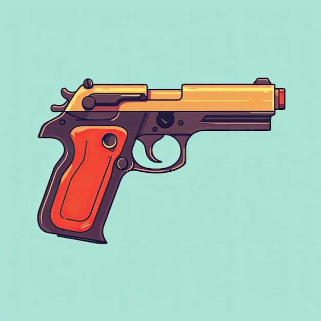 gun vector ai generative