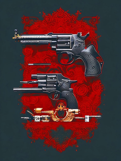 Photo gun vector t shirt design high resolution images free download