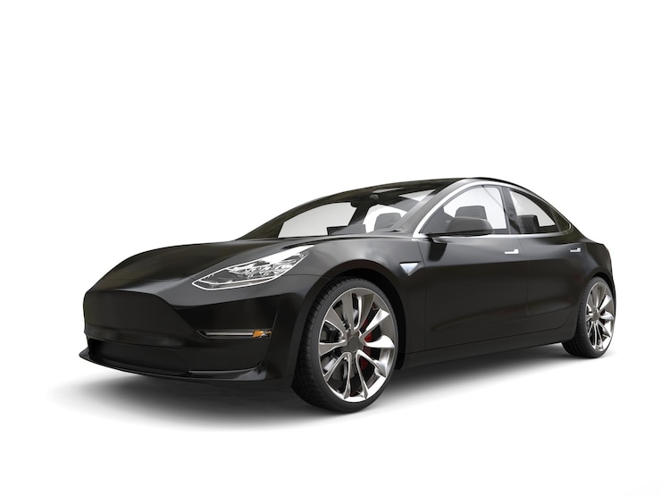 फोटो gunmetal black modern family car