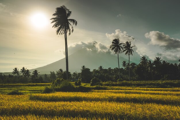 Gunung Merapi, een vulkaan op Java, Indonesië