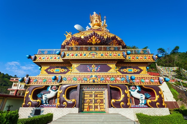 Guru Padmasambhava statue in Rewalsar India