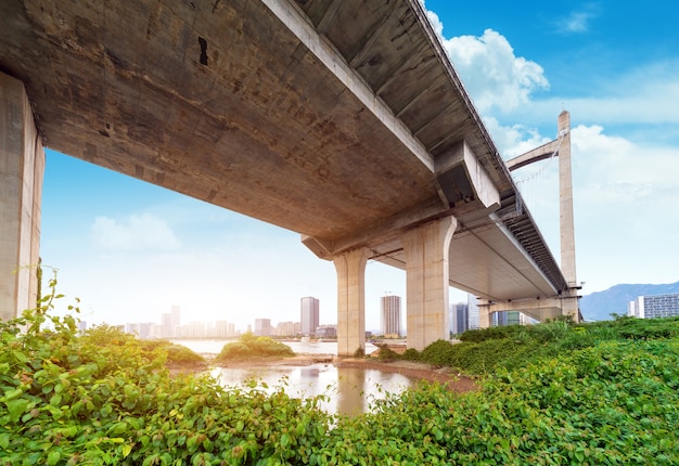 Gushan-brug over de rivier de Min