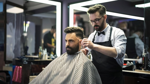 Guy in the barbershop