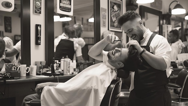 Guy in the barbershop