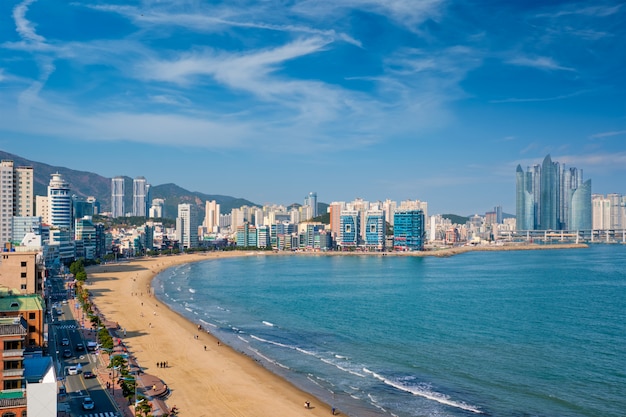 Gwangalli Beach in Busan, Zuid-Korea