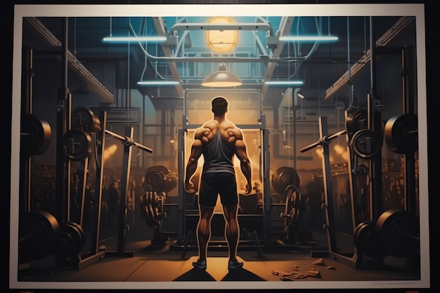 GYM VINTAGE POSTER