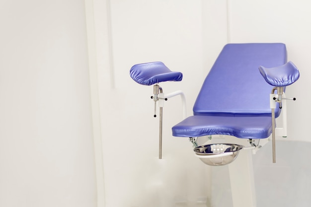 gynecological chair in the office of a professional clinic