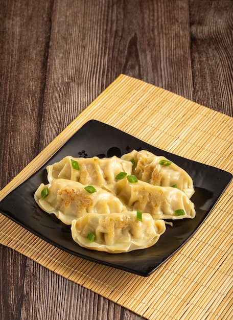 Gyoza of Jiaozi Traditionele Chinese en Japanse gerechten