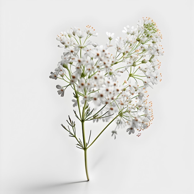 Photo gypsophila baby breath white flower