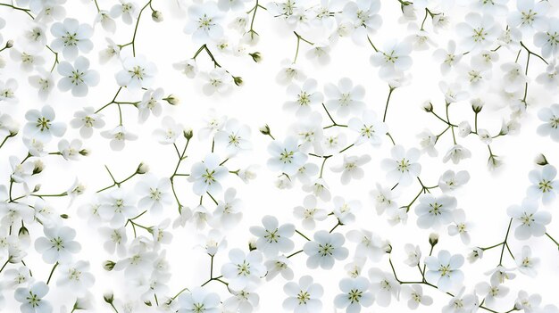 Gypsophila flower pattern background Flower background texture