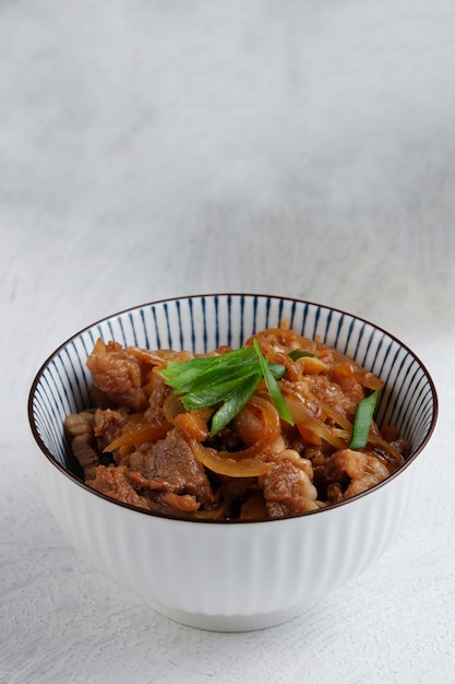 牛丼牛丼とご飯のセット