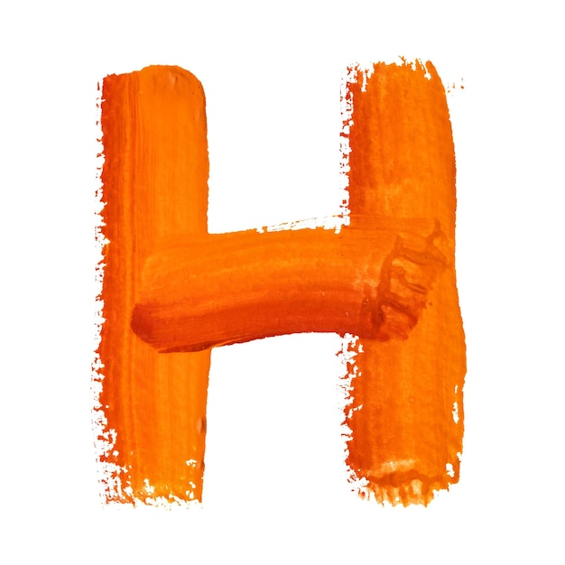 H Color letters