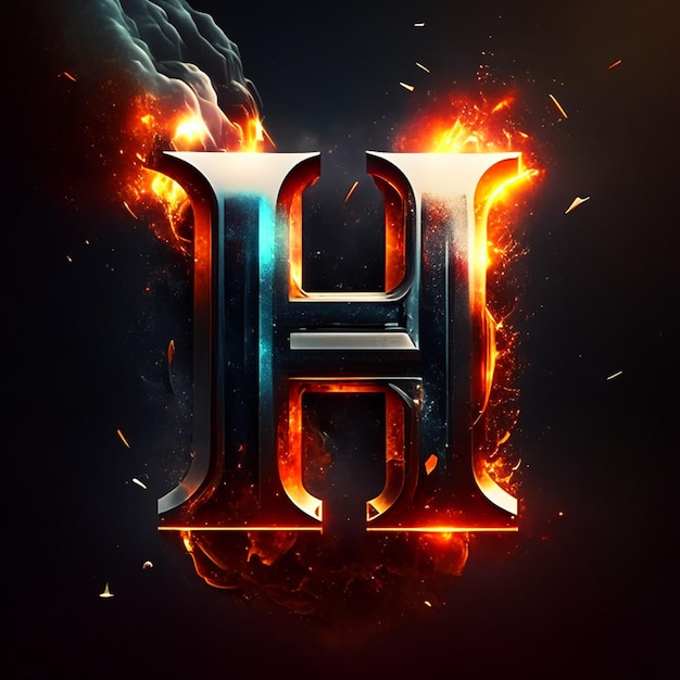 H-logo-ontwerp of letter H-logo of H-monogram logo-ontwerp