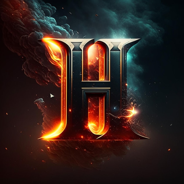 H-logo-ontwerp of letter H-logo of H-monogram logo-ontwerp