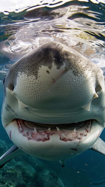 Haaien zwemmen in de wateren voor de kust van Australië