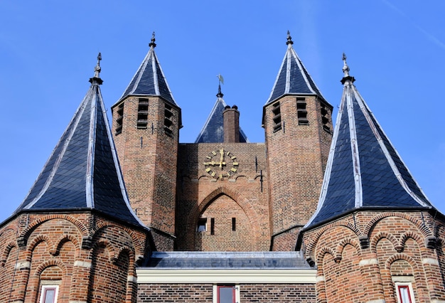 Foto haarlem attractie amsterdamse poort stadspoorten nederland