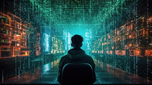 The hacker got into the matrix information security