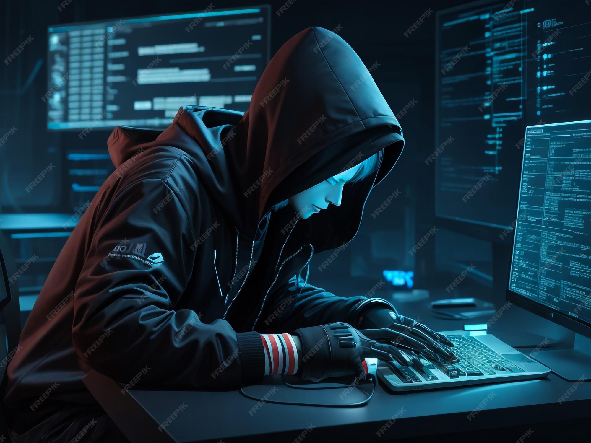 Premium Photo | Hacker using laptop computer with html code and map ...