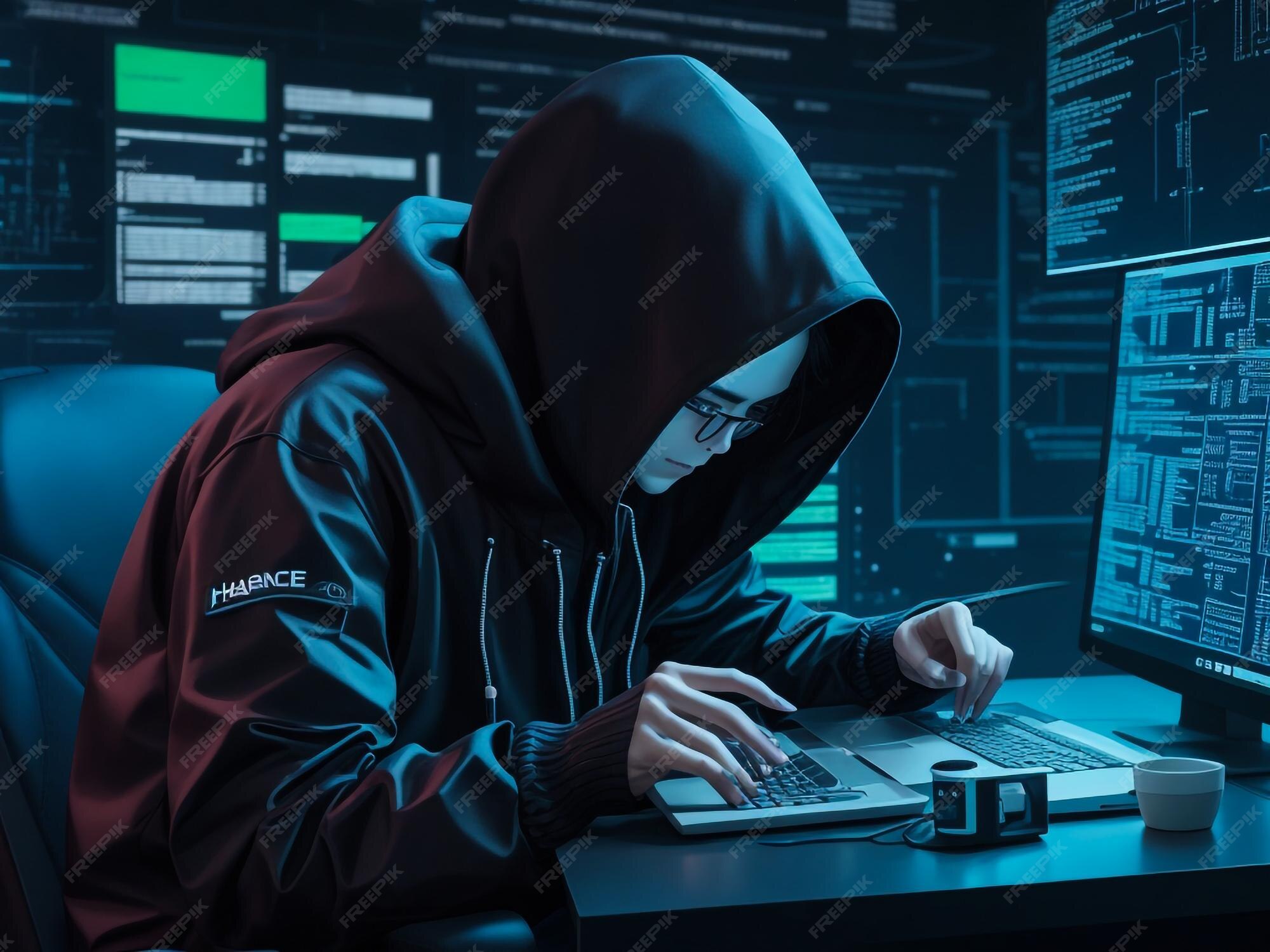 Premium Photo | Hacker using laptop computer with html code and map ...