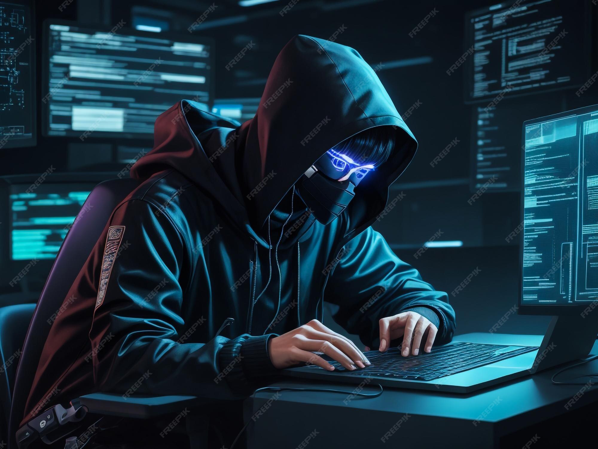 Premium Photo | Hacker using laptop computer with html code and map ...