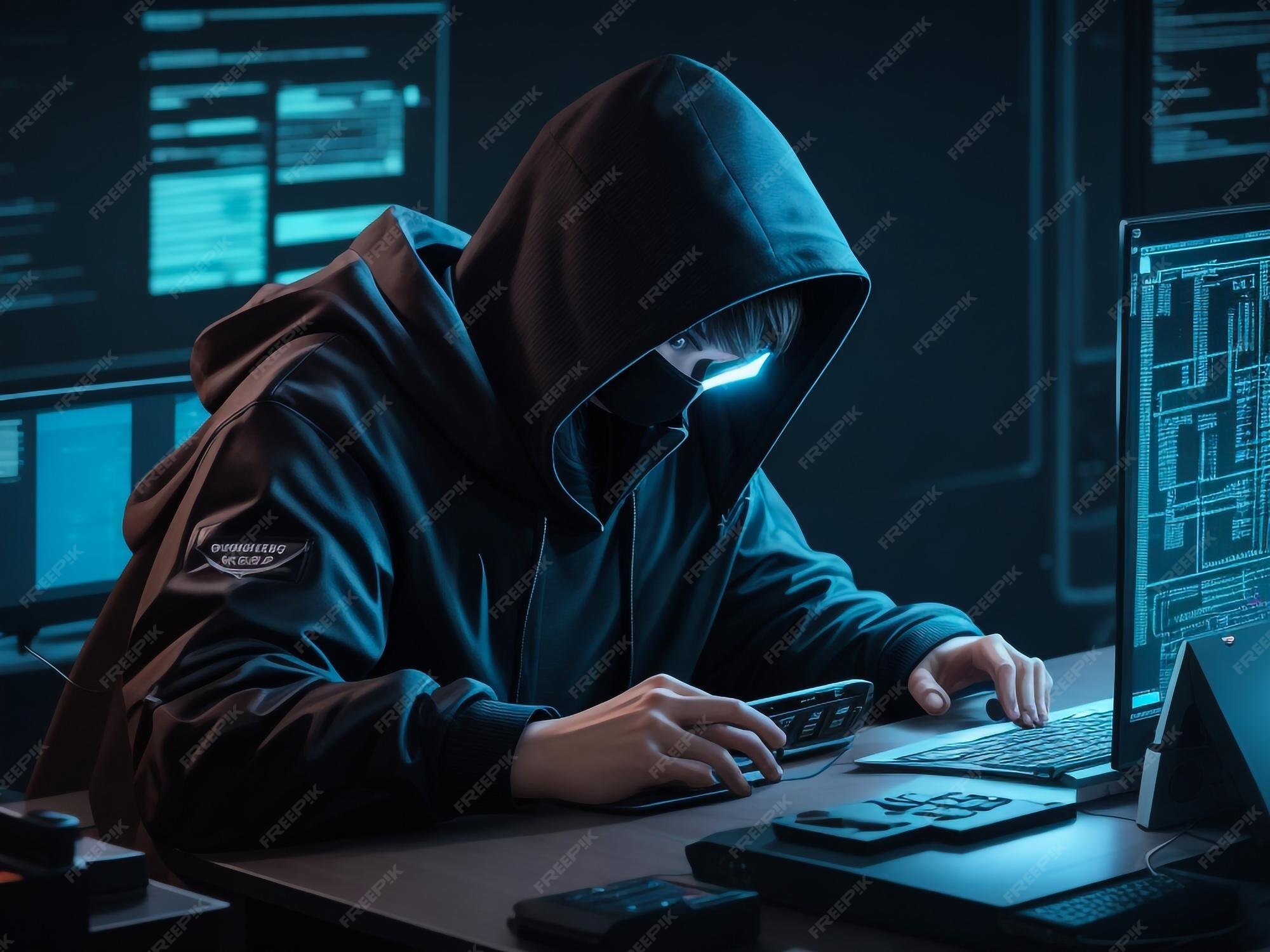 Premium Photo | Hacker using laptop computer with html code and map ...