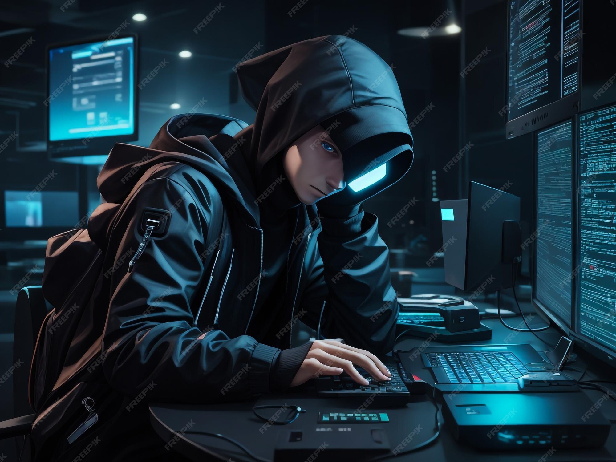 Premium Photo | Hacker using laptop computer with html code and map ...