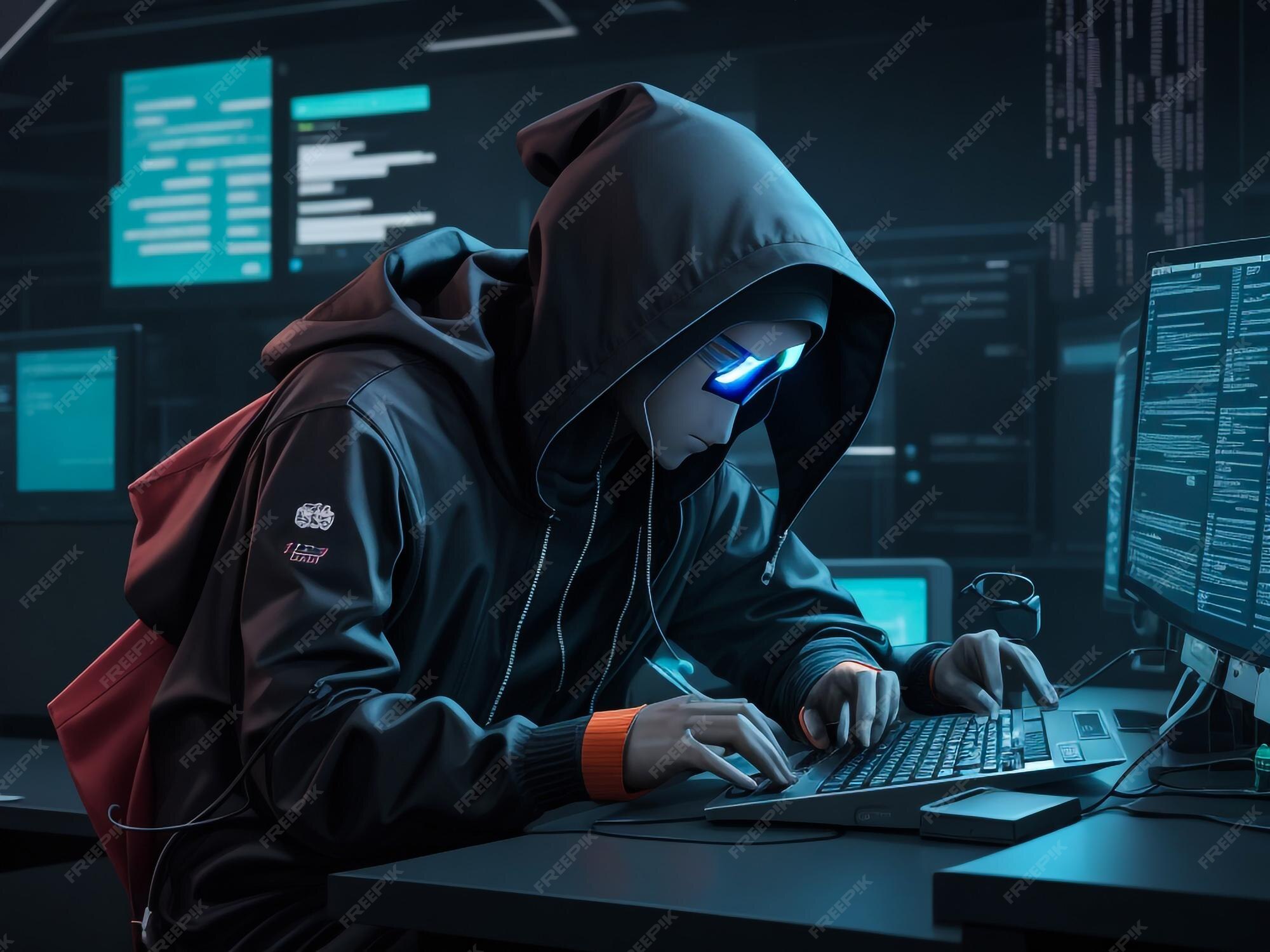 Premium Photo | Hacker using laptop computer with html code and map ...