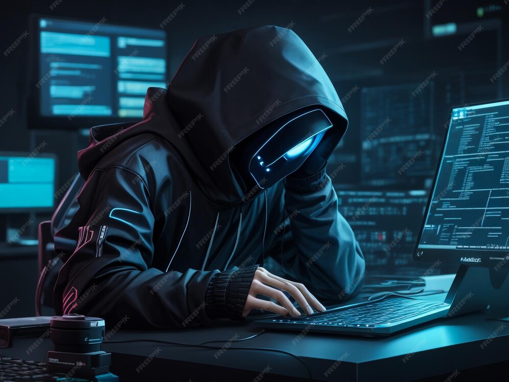 Premium Photo | Hacker using laptop computer with html code and map ...