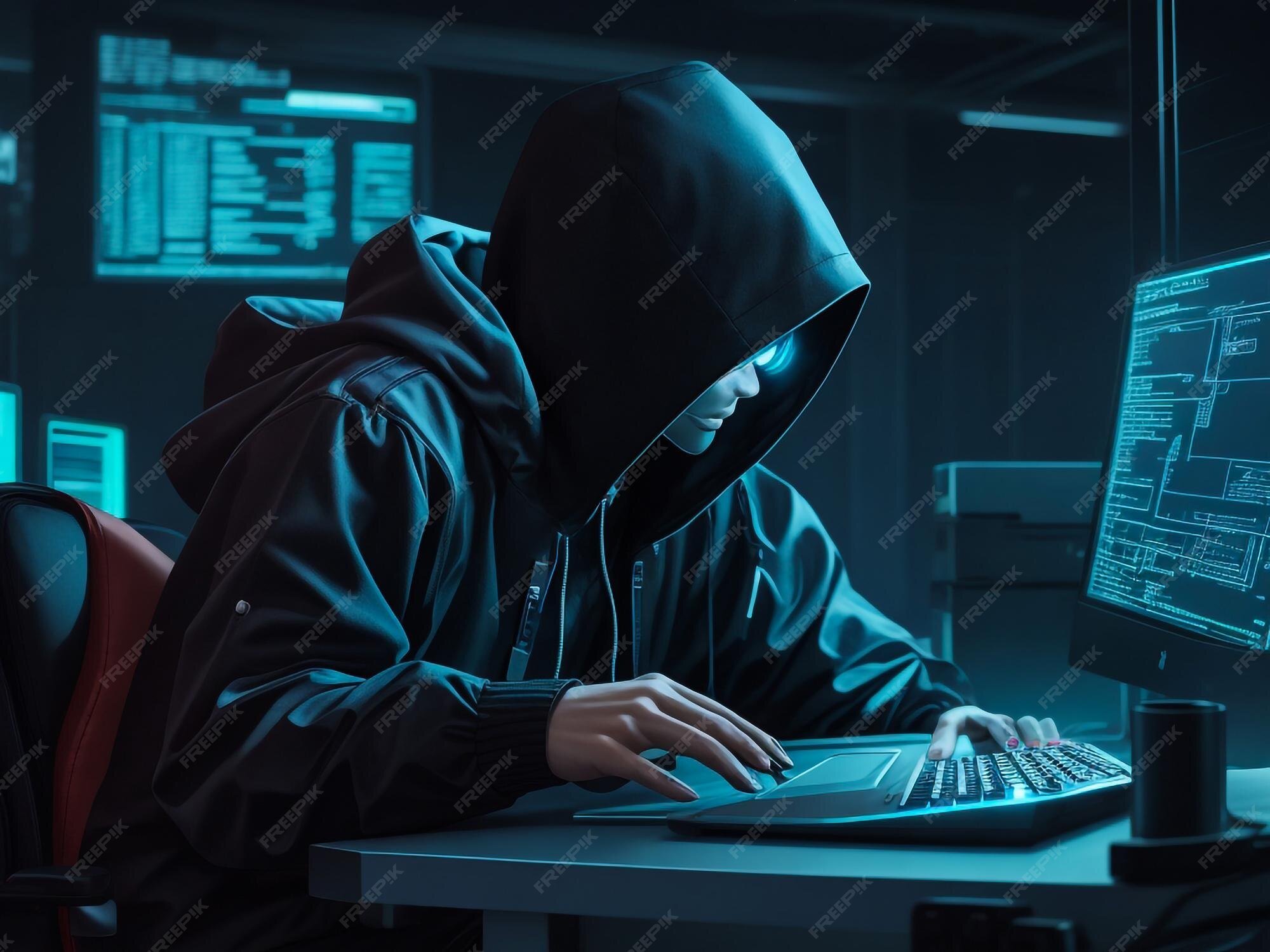 Premium Photo | Hacker using laptop computer with html code and map ...