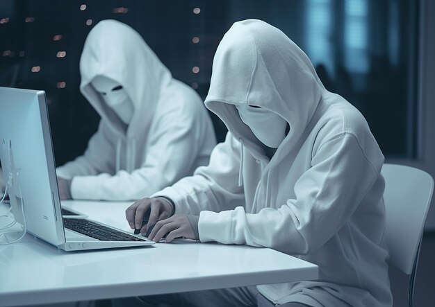 Hackers met hoodies Hackersgroep organisatie of vereniging