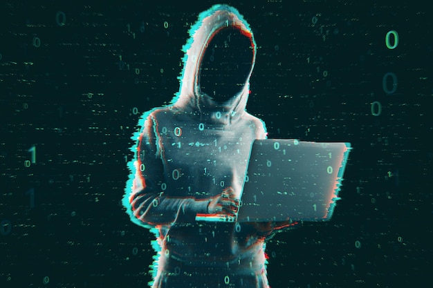 Hacking and computing concept