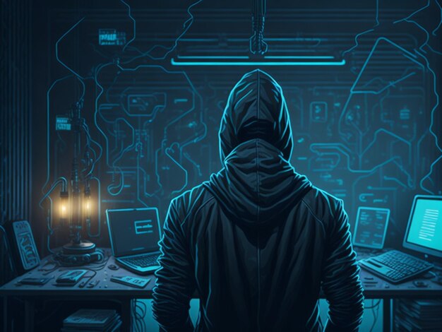 Foto background correlato all'hacking