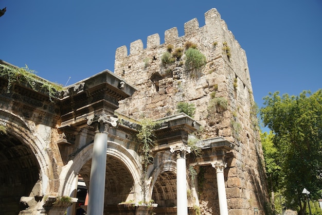 Hadrians Gate in Antalya Turkiye