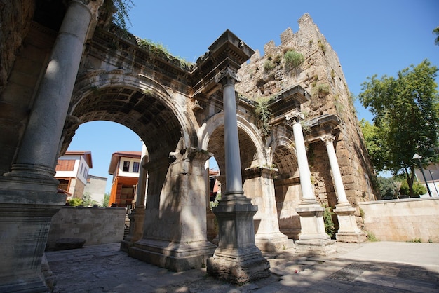 Hadrianuspoort in Antalya Turkiye