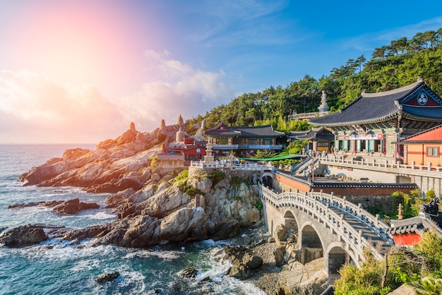 Photo haedong yonggungsa temple in busan