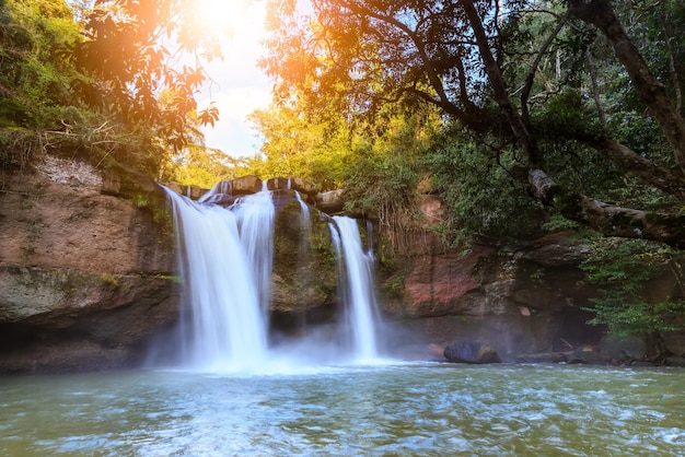 Haew suwat waterfall khao yai national park Thailand