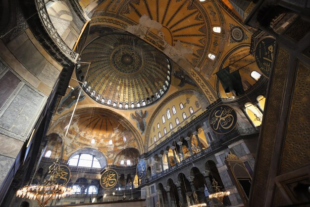 Hagia Sophia Mosque in Istanbul City Turkey