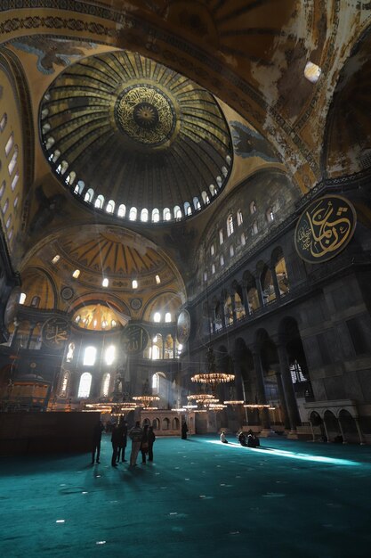 Hagia Sophia Mosque in Istanbul City Turkey