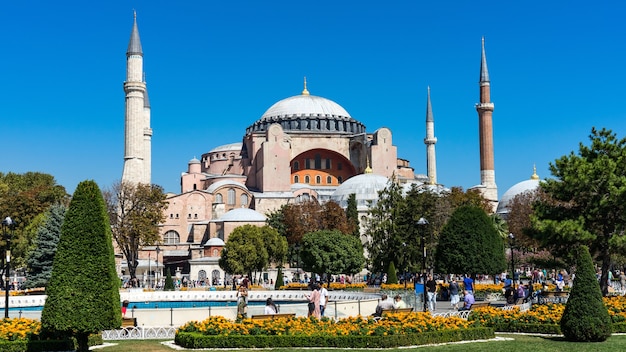 Hagia Sophia mosque in sultanahmet, Istanbul, Turkey.