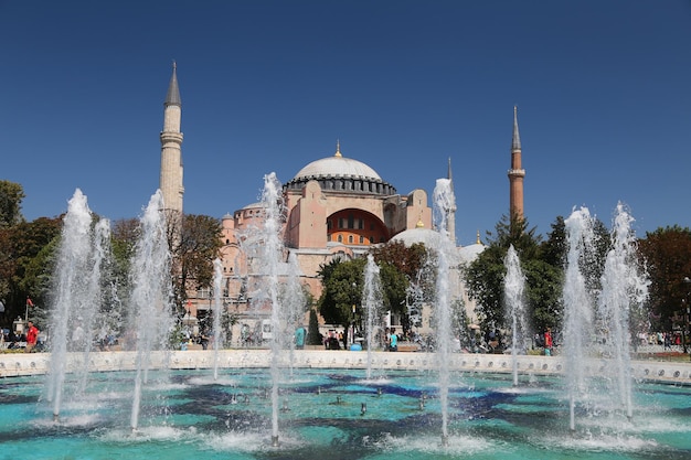 Hagia Sophia museum in Istanbul City Turkey