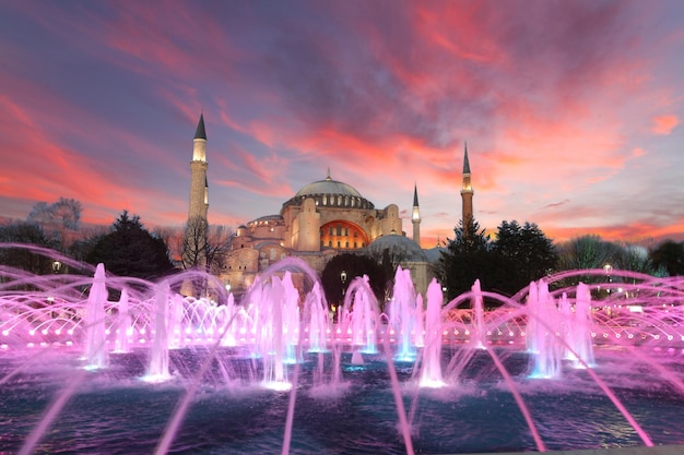 Photo hagia sophia museum in istanbul